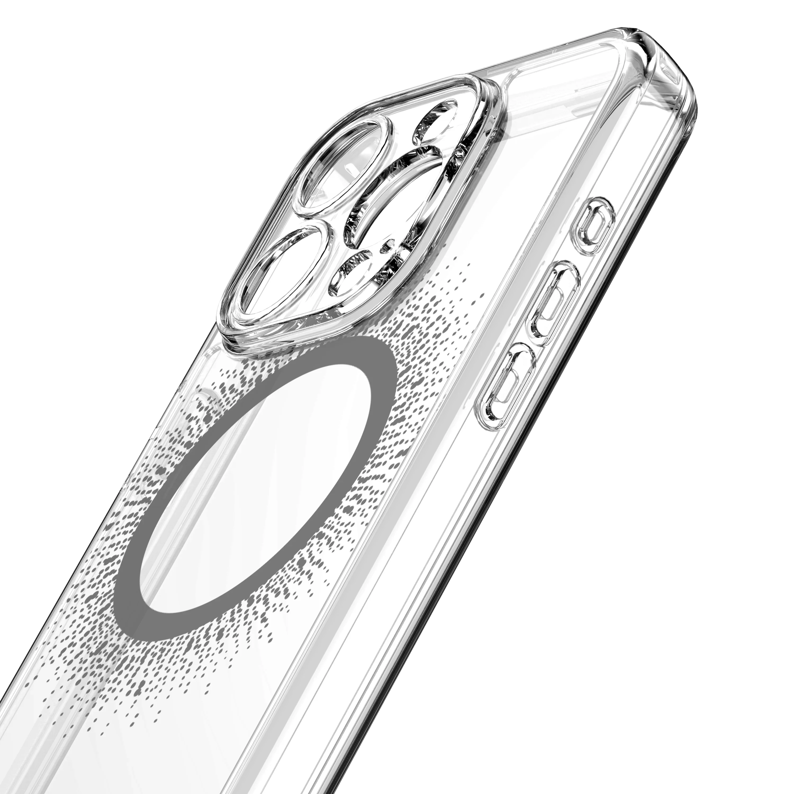 Itskins Avana Aura iPhone 15 Pro Max Magsafe Case - Aura Black - Tashqila Itskins Avana Aura iPhone 15 Pro Max Magsafe Case - Aura Black - Tashqila